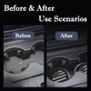 ACODABLEM 2 Pack Car Cup Holder Coaster, 2.75 Inch American