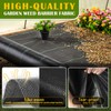 4x200FT Weed Barrier Fabric, Heavy Duty Weed Barrier Landscape Fabric,