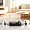 Bluetooth Turntable Vinyl Record Player, 3-Speed Record Player with Built-in