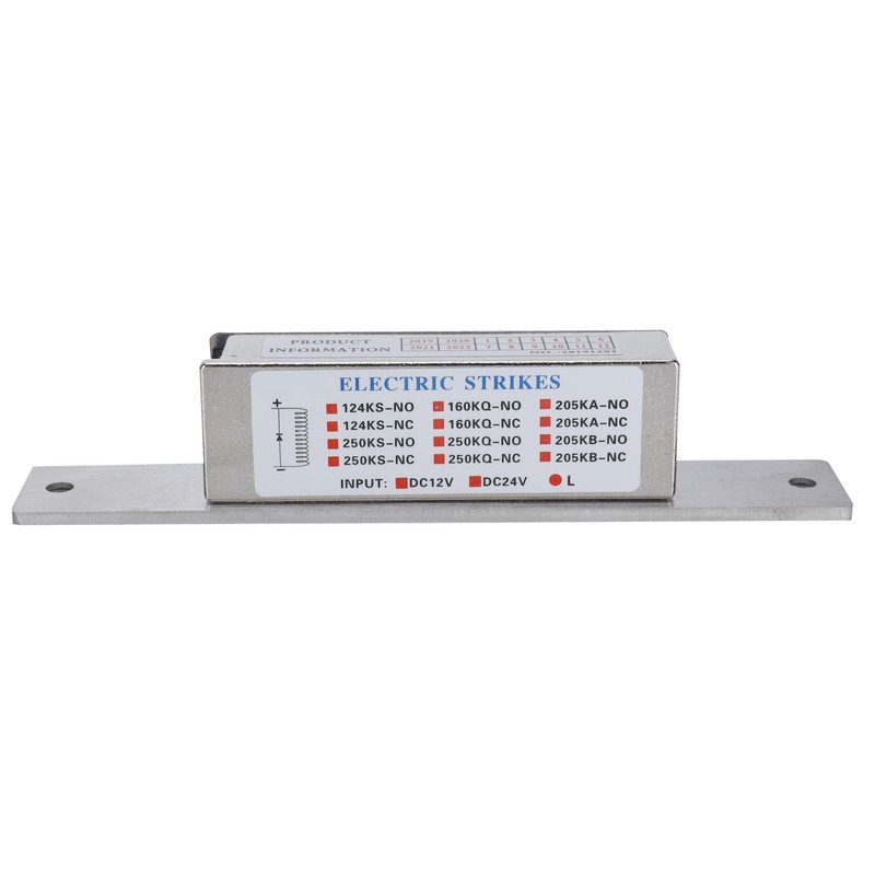 Electric Strike Door Lock, DC12V Narrow-Type Access Lock for Access