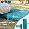GDREAMT Inflatable Camping Sleeping Pad with Pillow, Extra Thickness 4