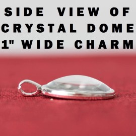 Fashion Jewelry MARYLYN MONROE STAR 1" Large Round Pendant Charm Silver 20" Necklace Women Men