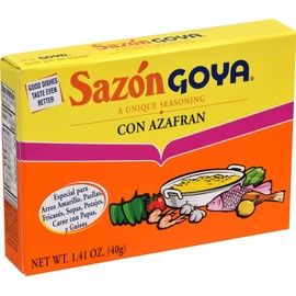 Goya 3784 Sazón con Azafrán, 1.41 oz (40 g