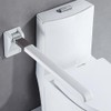 lesolar Foldable Toilet Grab Bar,Foldable Drop Down Toilet Rails with
