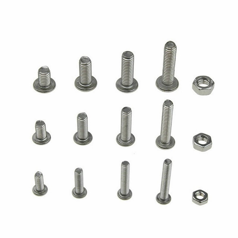 500x M3/M4/M5 Stainless Steel Hex Socket Button Head Bolts Screws