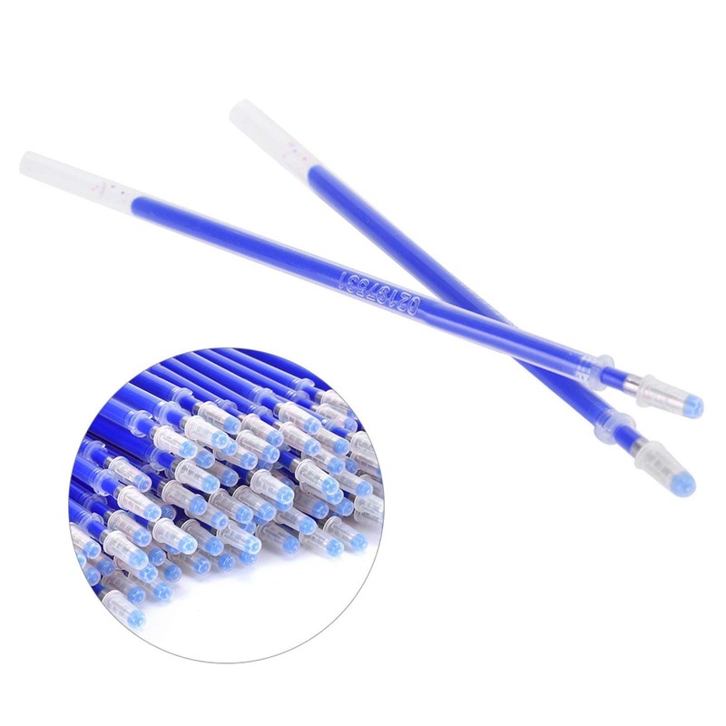 Pack of 100 Blue High Temperature Pen Refills, Heat Erasable