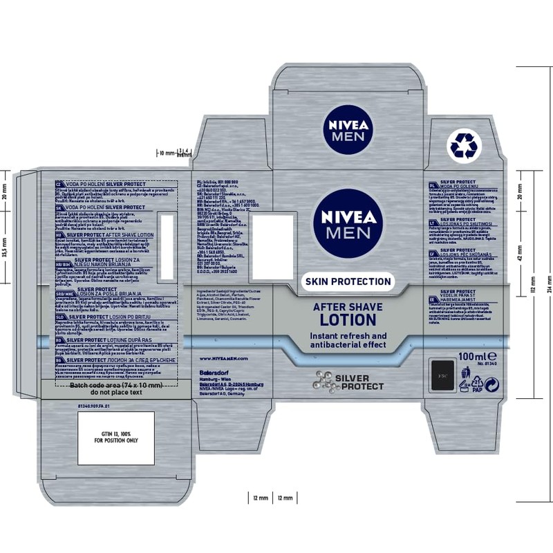 NIVEA MEN Silver Protect After Shaving, 100 ml