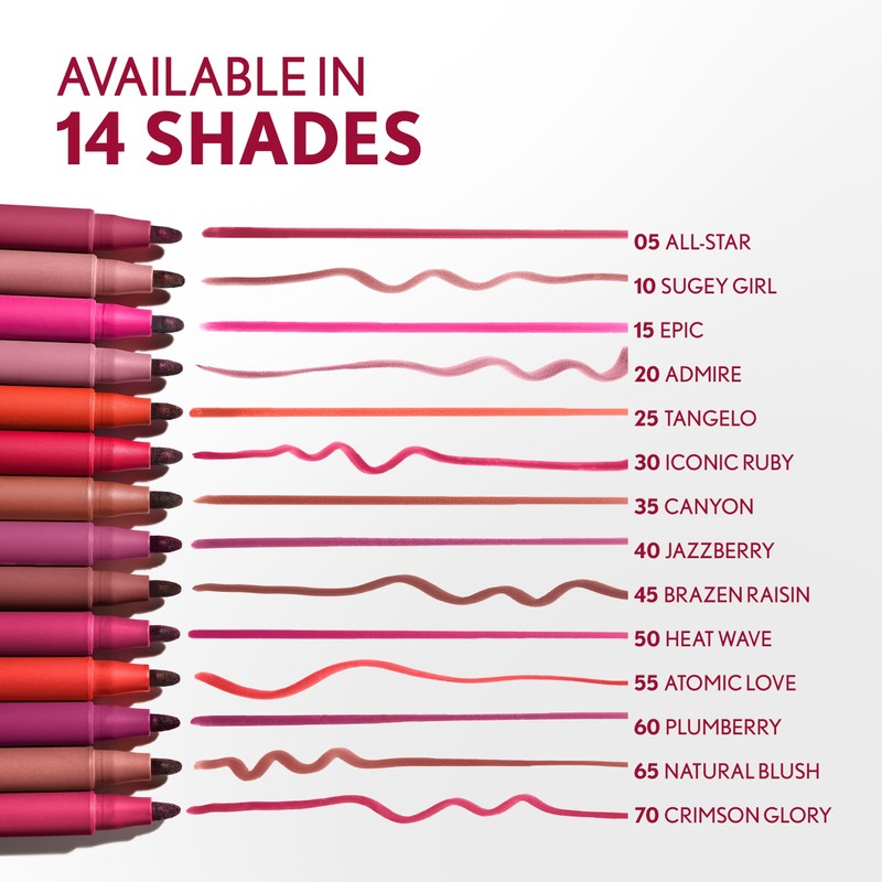 COVERGIRL Outlast, 60 Plum Berry, Lipstain, Smooth Application, Precise Pen-Like