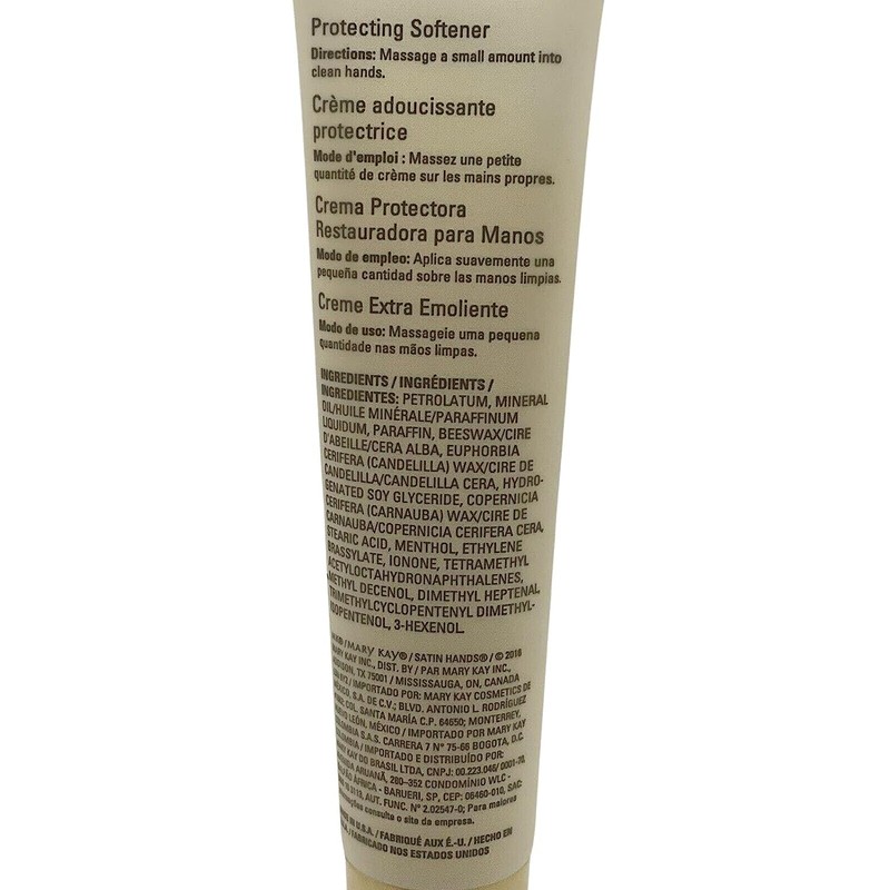 Mary Kay Fragrance Free Satin Hands Hand Softener