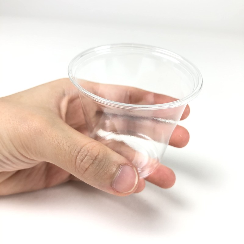 Sunup XKT7001 Disposable Cup, Clear Cup, 3.4 fl oz (90