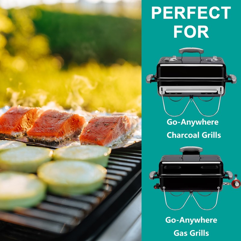 EasiBBQ Stainless Steel Flavorizer Bar for Weber 1141001 Go-Anywhere Gas