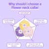 Adjustable Flower Recovery Collar for Dogs and Cats, Soft Comfortable