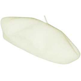 COSHAL® Womens Wool Beret Hat Women French Style Berer Hat Plain Classic Color Beret Hats Unisex Soft Warm Outdoor Vintage Artist Hat's Beanie Unisex Beret's Cream