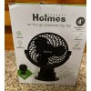 Holmes 4" On-The-Go Portable Clip Rechargeable Battery 360° Rotation Fan