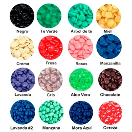 Cera Española Perlas Rosas Lavanda Áloe Depilación Sin Tiras 1 Pieza - cera sin dolor, granos de cera dura unisex para la depilación de todo el cuerpo (Aloe Vera)