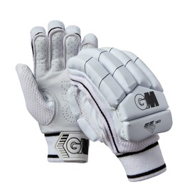 Gunn & Moore GM Cricket Batting Gloves, 303, Black, Junior Left Handed, 1 Pair, 51792318