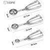 UOPR Ice Cream Spoons, Stainless Steel Material, Ice Cream Disher,