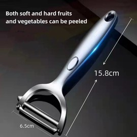 HengDu Potato Peeler, Stainless Steel Vegetable Peeler, Non-Slip Handle Fruit Peeler, Peeler for All Fruits and Vegetables(1Pack)