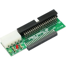 SinLoon 2.5 Inch Laptop IDE 44 Pin Female to 3.5 Inch Desktop IDE 40 Pin Male Converter Adapter Card Suitable for All Laptops with 2.5 Inch IDE Hard Drive (2.5 44 Pin Female to 3.5 40 Pin Male Small Size)