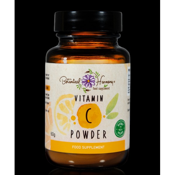 BOTANICAL HARMONY VITAMIN C 1000mg POWDER 60gr, POWERFULL ANTIOXIDANT, BOOST