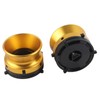 1 Pair NAB Hub Adapters Professional Polished Aluminum Alloy 10