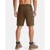 Pudolla Men's Hiking Cargo Shorts 9" Lightweight Outdoor Work Shorts