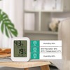 Digital Room Thermometer Indoor Thermometer Hygrometer Temperature Humidity Meter Digital