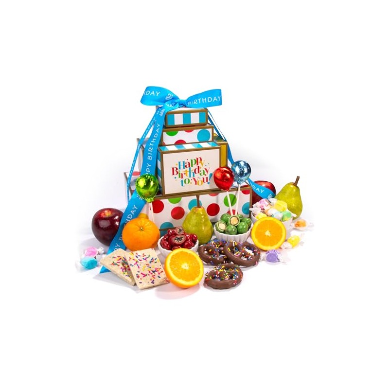 Birthday Fruit & Chocolate Tower