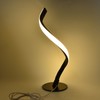 SShaped LED Spiral Table Lamp Reading Light Small Night Light
