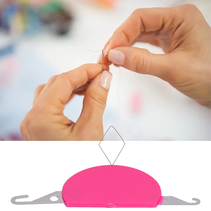 5PCS Needle Threader 3 in 1 Soft Flexible Lightweight Portable