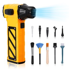 Electric Air Duster High Speed Handheld Jet Dry Blower 110000 RPM Powerful Air Blower with Window Breaker for Snow Removal