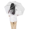 Portable Fashionable Transparent Automatic Three Folds Folding Rain Umbrella for