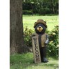 Hi-Line Gift Ltd Bear Standing with Welcome Sign Statue