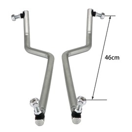 Dokili LH/RH Steering Draglink Drag Link Tie Rod Replacement for John Deere L100 L105 L107 L108 L110 L111 L118 L120 L130 G110 GY20491 GY20492 Includes 4 Locknuts