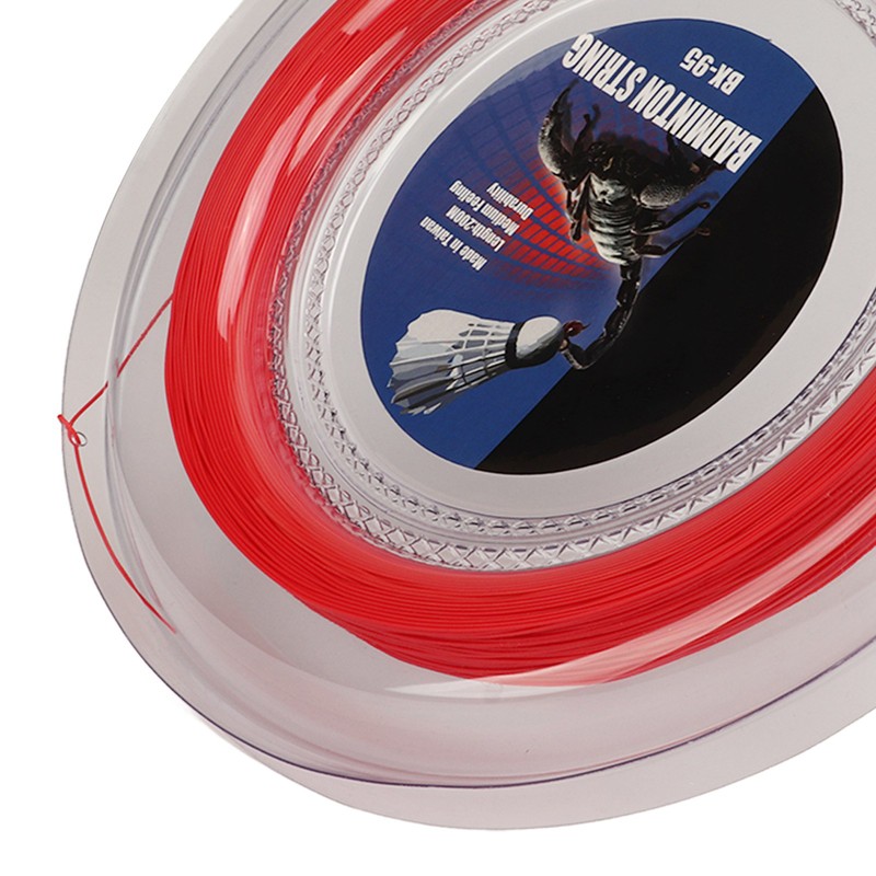 POWERTI Badminton Racquet String High Elasticity Wear Resistant Resin Fibre