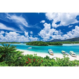 Epoch Company 300 Piece Jigsaw Puzzle, Japanese Landscape, Jasper Sea of Ishigaki Island, Okinawa (10.2 x 15.0 inches (26 x 38 cm)