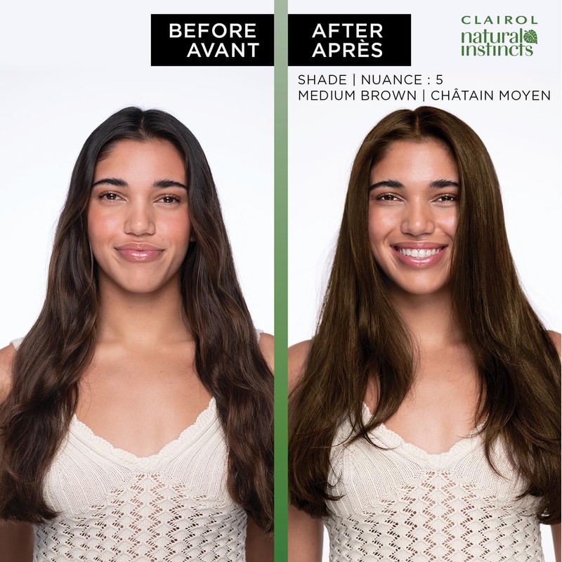 Clairol Natural Instincts Demi-Permanent Hair Dye, 6A Light Cool Brown