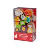 Janod Stringable Farm-Themed Wooden Beads - 11 Pieces - Ages