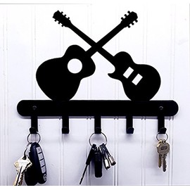 Guitars Key Holder/Rack/Hook for Wall