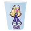 Silver Buffalo Bratz Airbrush Sparkle Juego de 4 vasos de