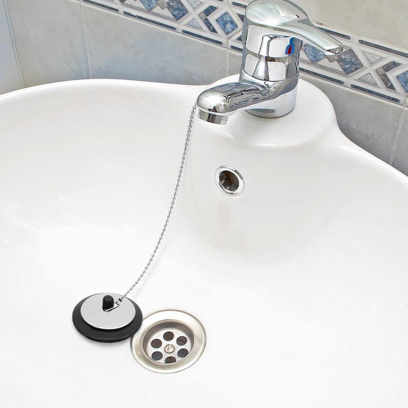 Universal Bath Plug Drain Stopper for Kitchen Sink Plug with