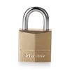 Master Lock 120EURD Small Key Padlock with Brass Body, Gold,