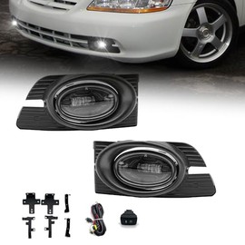 Juego de luces antiniebla LED compatibles con Honda Accord 4DR 2001 2002, parachoques delantero, kit de luces antiniebla, lado del conductor y del pasajero