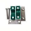 POWERTOOL Plastic Pipe Clamps, Green, 6.4mm, Pack of 2 for