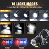Senduzll LED Headlamp Rechargeable 1000 Lumens Super Bright with 10