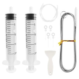 9Pcs Fridge Dredger and Cleaning Set, Fridge Drain Hole Cleaning Tool Refrigerator Drain Hole Cleaning Tool Kit Fridge Cleaning Syringe Kit for Refrigerator Cleaning Kitchen Drain Hole Remover