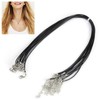10pcs Leather Cord Chain, Wax Rope Waxed Necklace Cord with