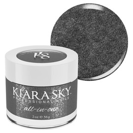 Kiara Sky All-In-One Acrylic Nail Powder | Multi-Use Dip & Acrylic Powder | Sculpting, Overlay & Dipping 2 oz, Little Black Dress