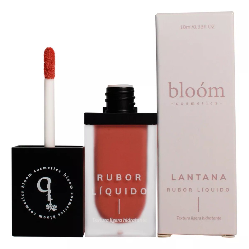 Bloóm Cosmetics Rubor Líquido De Bloóm Cosmetics, Hidratante Larga Duración