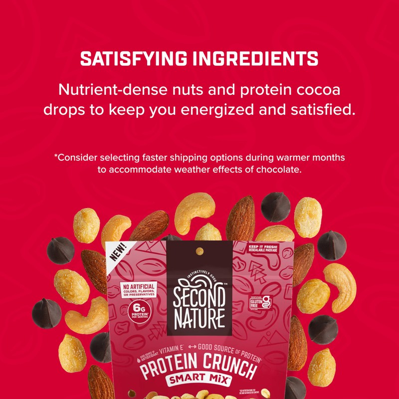 Second Nature Protein Crunch Smart Mix, Kosher, Gluten Free, 10